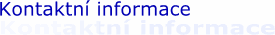 Kontaktn� informace